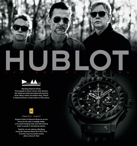 hublot depeche mode watch replica|hublot depeche watch.